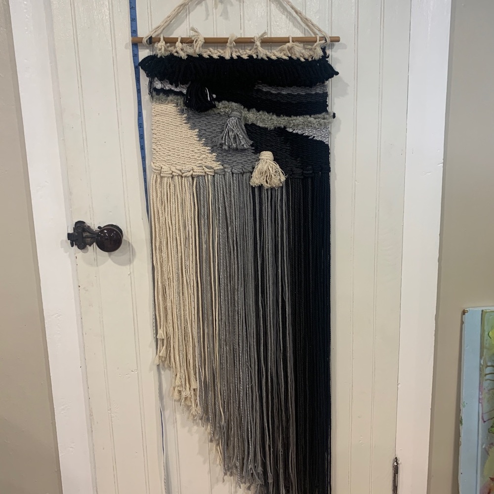Woven gradient weaving tapestry wall hanging